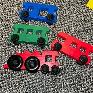 Wooden train‎ set